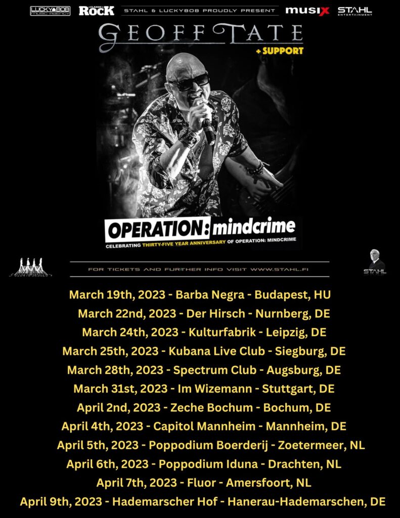 operation mindcrime tour 2023